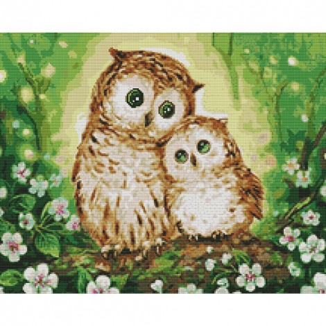 Cross Stitch - Owl(47*39cm)