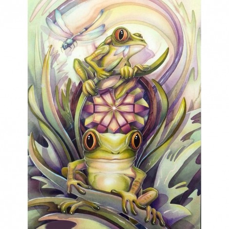 5D DIY Full Drill Diamond Painting Frog 40*30cm